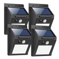 Outdoor Solar Wall Lights 4PCS 2PCS 3 Modes LED Solar Motion Sensor Outdoor Lamp IP65 Waterproof Light Control Solar Wall Lamp Suitable for Garage Fence Deck Courtyard