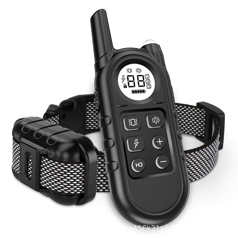 Dog Shock Collar Lightest Dog Training Collar with Remote for Small Dogs 5-15lbs Medium Large Dogs/Puppies Waterproof Rechargeable 1300ft Range