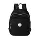 Women's Backpack Mini Backpack School Daily Solid Color Nylon Waterproof Zipper Black Light Green Red