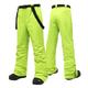 MUTUSNOW Men's Ski / Snow Pants Ski Bibs Outdoor Winter Insulated Thermal Warm Waterproof Windproof Bib Pants for Skiing Snowboarding Winter Sports