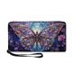 Women's Wallet Coin Purse Credit Card Holder Wallet PU Leather Shopping Daily Holiday Zipper Large Capacity Durable Butterfly Red Blue Purple