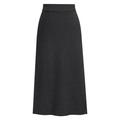 Women's Skirt Pencil Work Skirts Midi Skirts Split Knitting Solid Colored Office / Career Street Autumn / Fall Woolen Fashion Basic Casual caramel Black Wine khaki