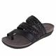 Women's Sandals Orthopedic Sandals Bunion Sandals Plus Size Braided Sandals Daily Beach Solid Color Summer Flat Heel Peep Toe Vintage Casual Faux Leather Loafer Light Brown Dark Brown Black