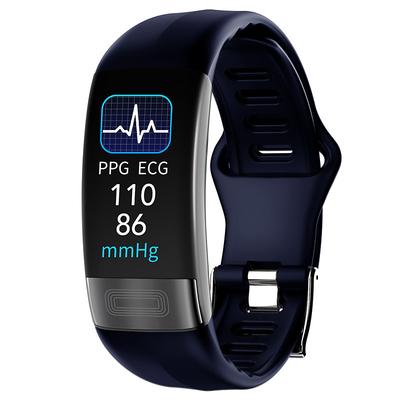 P11 PLUS Smart Watch 0.96 inch Smart Wristbands Fitness Band ECGPPG Pedometer Call Reminder Fitness Tracker Activity Tracker Compatible with Android iOS IP67