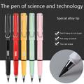 Eternal Inkless Infinite Write Pencil Metal Inkless Pen Set Sustainable Tree-Friendly Reusable Erasable Pencil for Student Artist Writing Drawing Kids Gifts, Back to School Gift