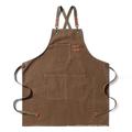 Chef Apron For Women and Men, Kitchen Cooking Apron, Personalised Gardening Apron with Pocket Work Aprons Cross Back Heavy Duty Adjustable