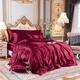 Stain Silk Duvet Cover Bedding Sets Comforter Cover with 1 Duvet Cover or Coverlet,1Sheet,2 Pillowcases for Double/Queen/King(1 Pillowcase for Twin/Single)