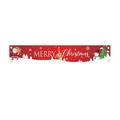 Large Merry Christmas Banner Xmas Decoration Snowman Christmas Tree Hanging Huge Sign Holiday Party Supplies Home Decor For Outdoor, Indoor, Yard, Garden, Porch, Lawn