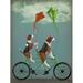 Beagle Tandem Poster Print - Funky Fab (18 x 24)