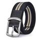 Men's Tactical Belt Frame Buckle Black Red Fashion Classic Casual Party Work Daily