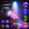 New USB LED Stage Light Laser Projector Disco Lamp with Voice Control Sound Party Lights for Home DJ Laser Show Party Lamp