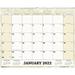 2022 Monthly Wall Calendar Marble 14.8 X 12 Inches January - December (HOD319-22) Tan/White