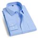 Men's Dress Shirt Button Up Shirt Collared Shirt French Cuff Shirts Navy Blue Blue Light Blue Long Sleeve Waves Turndown Summer Spring Wedding Outdoor Clothing Apparel Button-Down