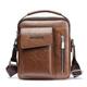 Mens PU Leather Briefcases Business Bag Shoulder Bag Fashion Crossbody Bag Retro Messenger Bags Casual Satchel Travel Bag Valentine's Day Gift