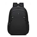 Men's Backpack School Bag Bookbag Functional Backpack Commuter Backpack School Outdoor Daily Solid Color Oxford Cloth Large Capacity Breathable Zipper Black Red Blue