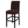 Stretch Bar Stool Cover Counter Stool Pub Chair Slipcover Black for Dining Room Cafe Barstool Slipcover Removable Furniture Chair Seat Cover Jacquard Fabric with Elastic Bottom