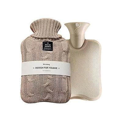 1000ML Portable Hot Water Bottle Solid Women Winter Thicken PVC Hot Water Bag Hand Warmer
