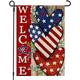 Garden Flag 4th Of July Patriotism Linen Double Sided Garden Flag (12''x18''),Independence Day Outdoor Decor, Yard Decor, Garden Decorations For Memorial Day/The Fourth of July
