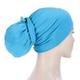 Strappy Beanie Turban Cap Solid Color Fashion Bandana Cap Headgear Cap For Women