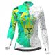 21Grams Women's Cycling Jacket Cycling Jersey Long Sleeve Bike Jacket Top with 3 Rear Pockets Mountain Bike MTB Road Bike Cycling Thermal Warm Warm Breathable Soft White Yellow Pink Animal Sports