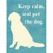 Keep calm and pet the dog Poster Print - Studio Vision (24 x 36)