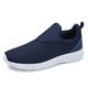 Men's Basketball Shoes Sneakers Classic Casual Outdoor Daily Elastic Fabric Tissage Volant Loafer Black and White Black Blue Summer Spring
