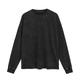 Hoodie Women's Black Pink Blue Solid / Plain Color Puff Sleeve Daily Neutral Streetwear Daily Round Neck Regular Fit M