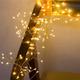 LED String Lights Firecracker Copper Wire Flexible 2M 5M Set Fairy Garland Holiday Light for Wedding Holiday Party Room Decoration Warm White Colorful Lamp AA Battery Operated