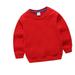 Winter Clearance Deals! Zpanxa Baby Boy Girl Winter Clothes Winter Hoodies Children Solid Color Children s Sweater Pullover Outerwear Red 2-3 Years