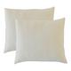 Lot de 2 oreillers 60x60 cm aloe vera Mémoire de forme Fermes - Blanc - Olympe Literie