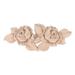 Kkewar Rose Carving Chips Rose Carving Wooden Chips Creative Wood Crafts Decorative Wooden Pieces