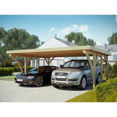 Carport 2 voitures PALERME avec ancrages