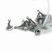 4 20 or 50 Pieces: Silver Witch Hat Wizard 3D Charms