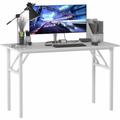 Soges - Bureau d'ordinateur 120x60cm Table Pliante Portable pour Bureau à