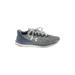 Under Armour Sneakers: Gray Print Shoes - Women's Size 7 1/2 - Almond Toe