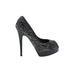 Missoni Heels: Pumps Stilleto Cocktail Party Black Tweed Shoes - Women's Size 38.5 - Round Toe