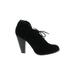 Seychelles Ankle Boots: Black Solid Shoes - Women's Size 8 1/2 - Round Toe