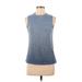 Nike Active Tank Top: Blue Print Activewear - Women's Size Medium