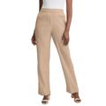 Plus Size Women's Wide Leg Gauze Pant by Jessica London in New Khaki (Size 20 W)