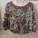 Anthropologie Tops | Anthropologie Sz M Sweatshirt | Color: Gray/Red | Size: M