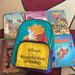 Disney Toys | Disney’s Wonderful World Of Reading Backpack + 6 Books | Color: Green/Yellow | Size: Os Kids