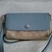 Coach Bags | Coach Reversible Leather Crossbody | Color: Blue/White | Size: Os
