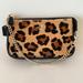 Coach Bags | Coach Large Wristlet Chain Strap Leopard Print Hair Calf Leather Clutch Mini Bag | Color: Black/Tan | Size: Os