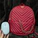 Victoria's Secret Bags | Beautiful Victoria’s Secret Mini Red Backpack. | Color: Gold/Red | Size: Os