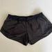 Lululemon Athletica Shorts | Lululemon Black Running Shirts Size 8 | Color: Black | Size: 8