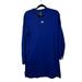 Adidas Dresses | Adidas Women's Long Sleeve Sport Dress Blue Size Medium | Color: Blue | Size: M