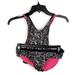 Nike Swim | Nike Girl’s Two Piece Tankini Swimsuit Set Size Large | Color: Black/Pink | Size: Lg