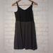 American Eagle Outfitters Dresses | American Eagle Black Lace Grey Star Pattern Mini Dress Size Xl | Color: Black/Gray | Size: Xl