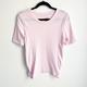 Athleta Tops | Athleta Renew Seamless Pink Ribbed Short Sleeve Top, M | Color: Pink | Size: M