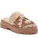 Jessica Simpson Shoes | Jessica Simpson Fuzzy Platform Slip-Ons | Color: Brown/Cream | Size: 6.5